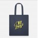 Oh Yes Cool Retro Navy Tote Bag